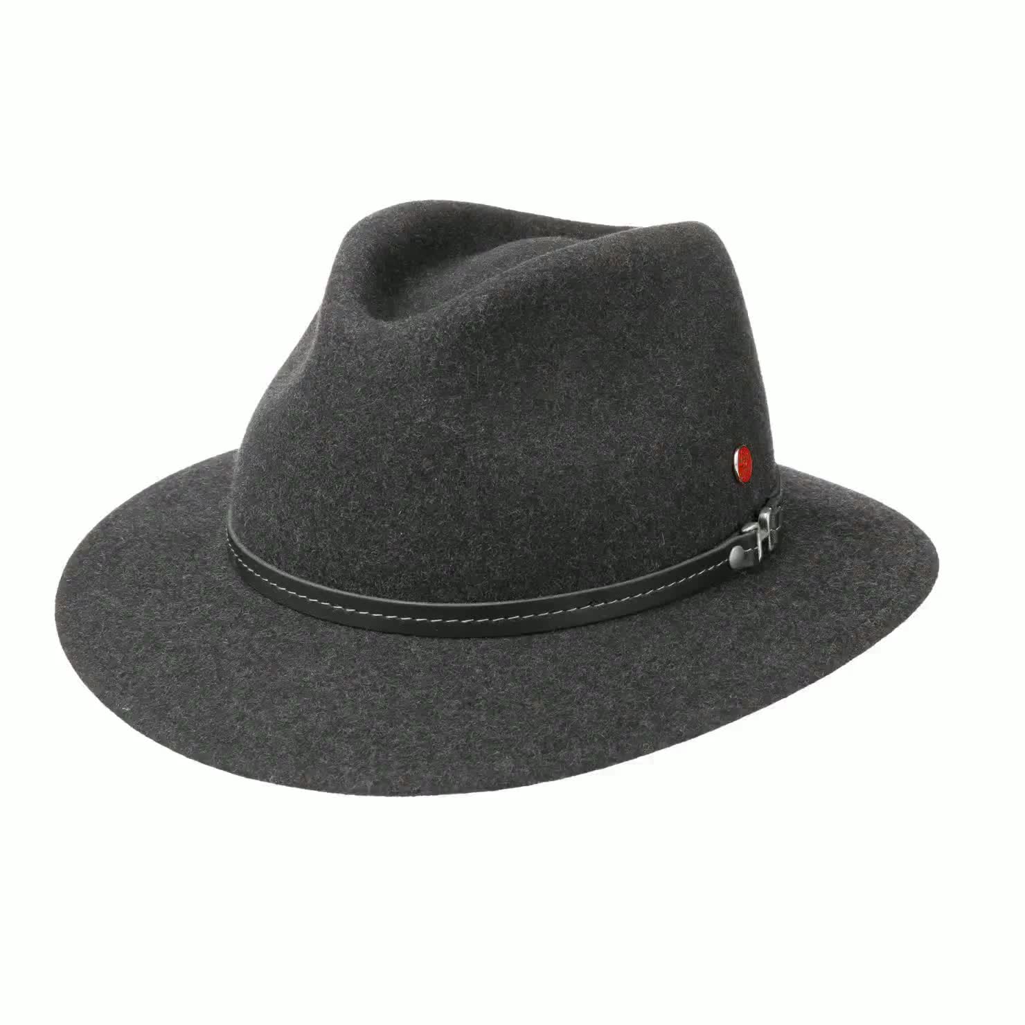 MAYSER Georgia Outdoor Traveller vilthoed Gemaakt in EU Heren Herfst Winter MAYSER Georgia Outdoor Traveller vilthoed Gemaakt in EU Heren Herfst Winter