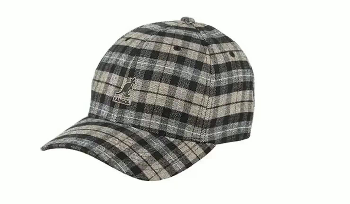 Plaid kangol hat deals
