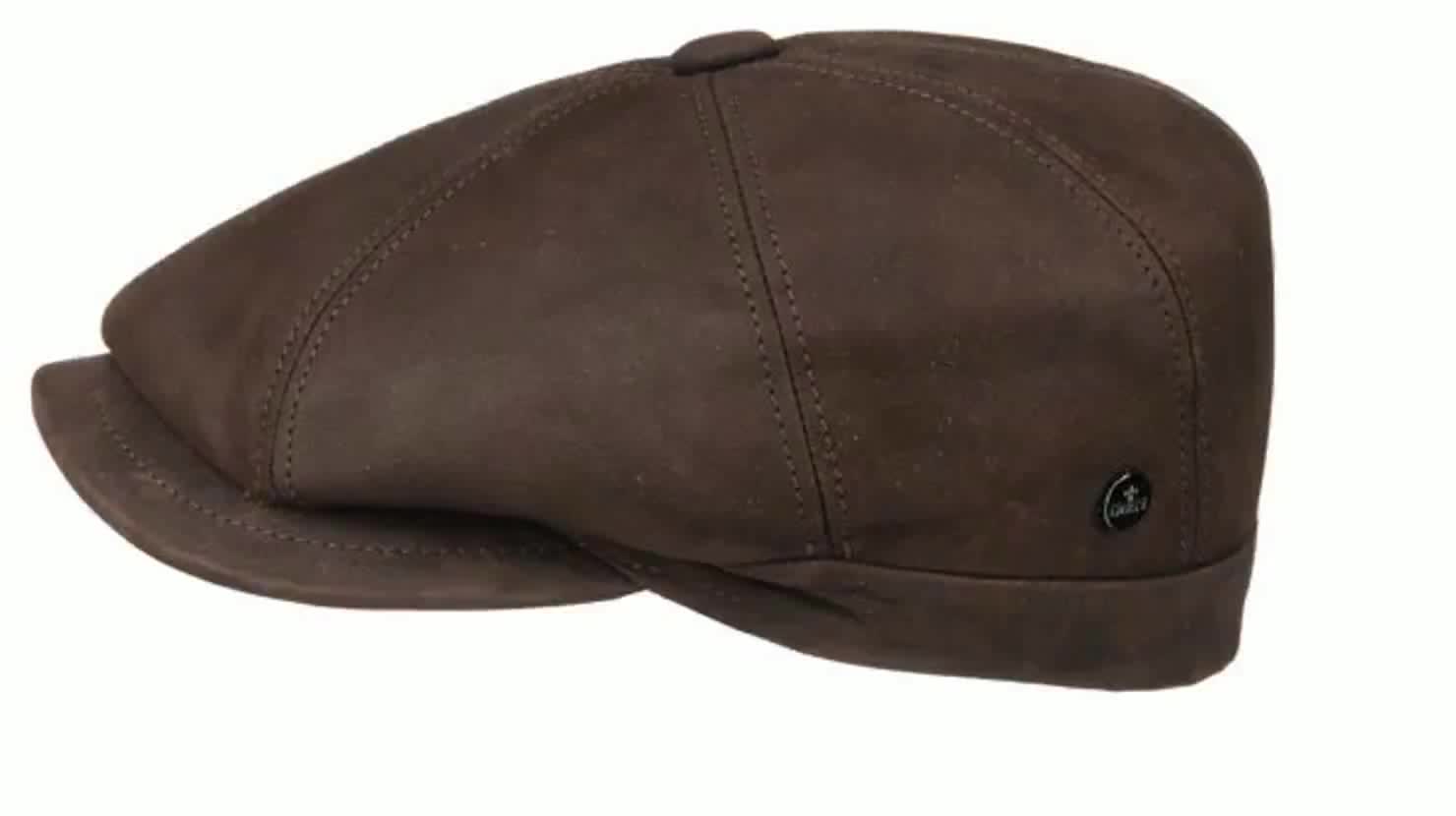 PU Leather Baseball Cap - Vintage Washed Leather Look Dad Hat, Adjustable Unisex Low Profile Cap