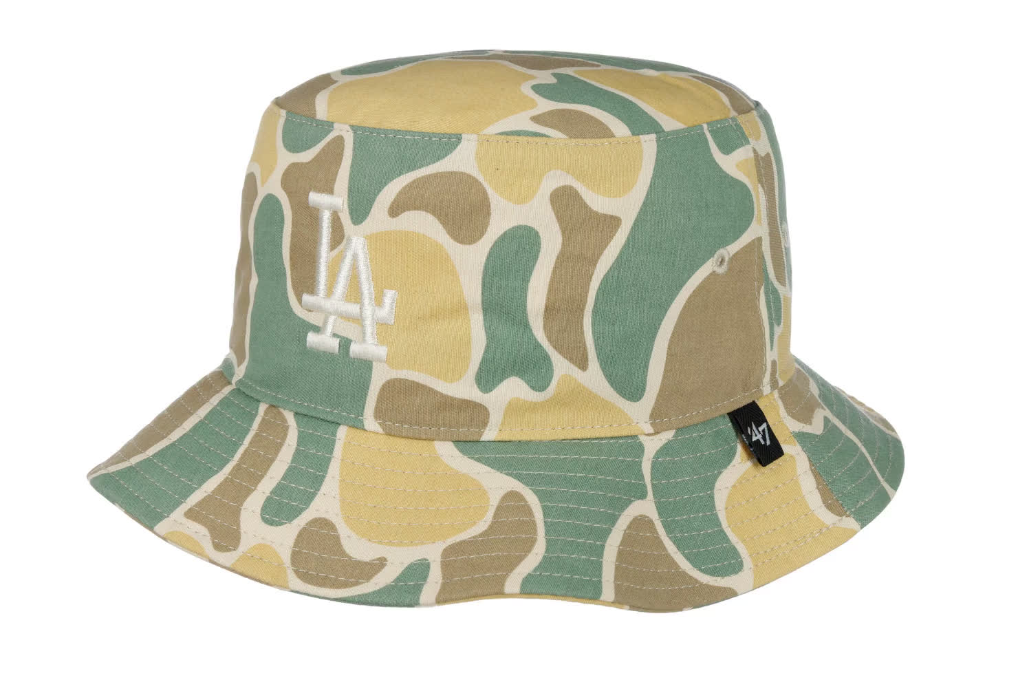 MLB Dodgers Duck Camo Bucket Hat by 47 Brand