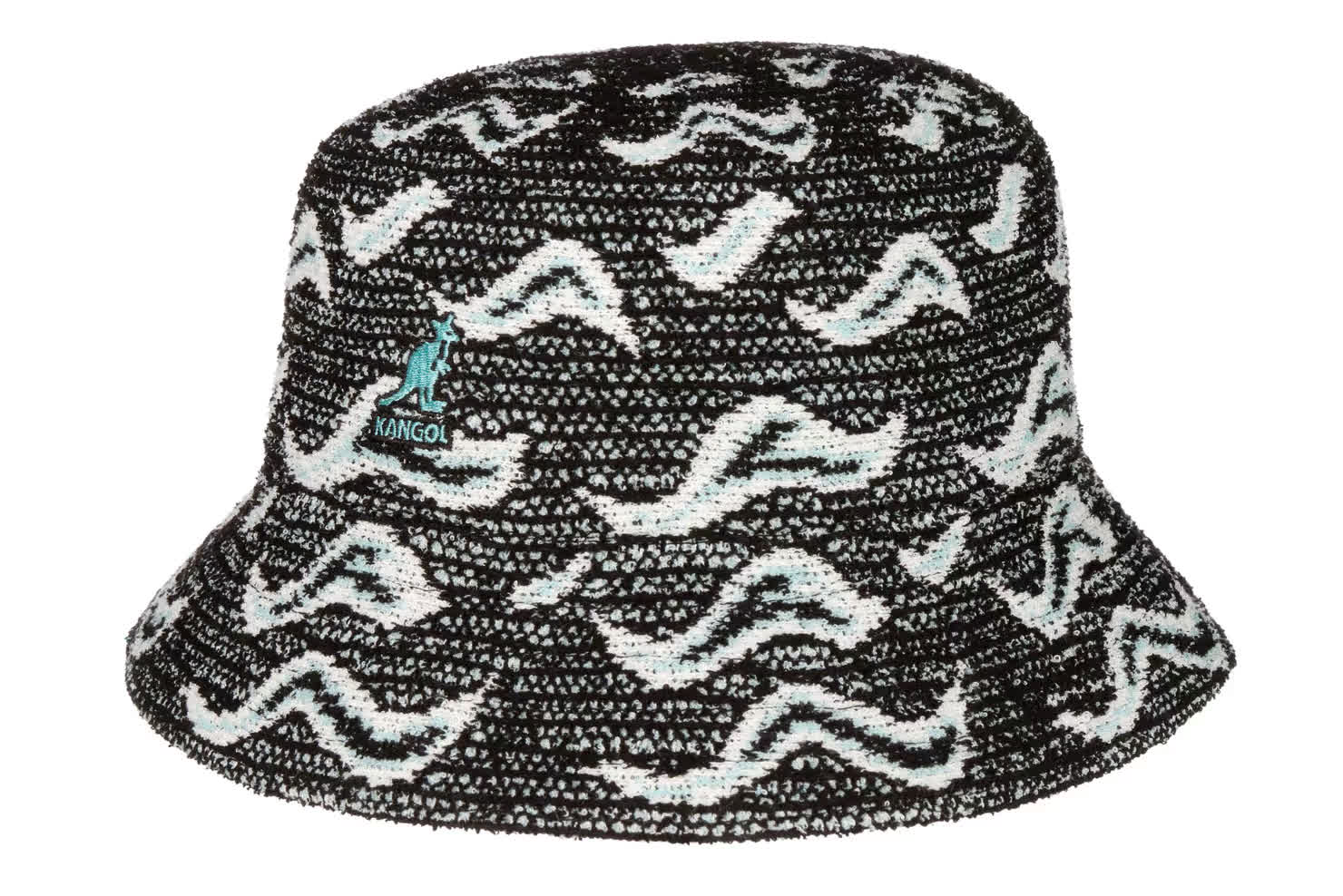 Kangol Denim Mashup Bucket Hat – Baumwoll-Fischerhut, Patchwork Design, Sommerhut Für Damen & Herren