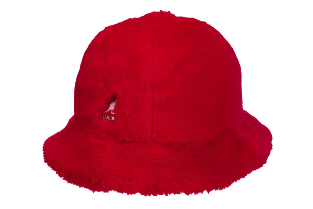 Kangol Red Faux Fur Bucket Hat - Women\'s Fashion Accessory Sz S Furgora Casual | Iconic Bucket Hats | Shop Hats by Kangol main image 3