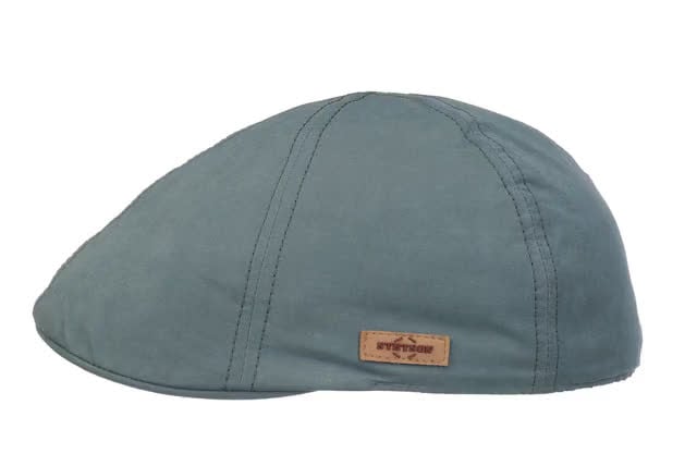 Texas Waxed Cotton WR Flat Cap by Stetson - 72,45 €