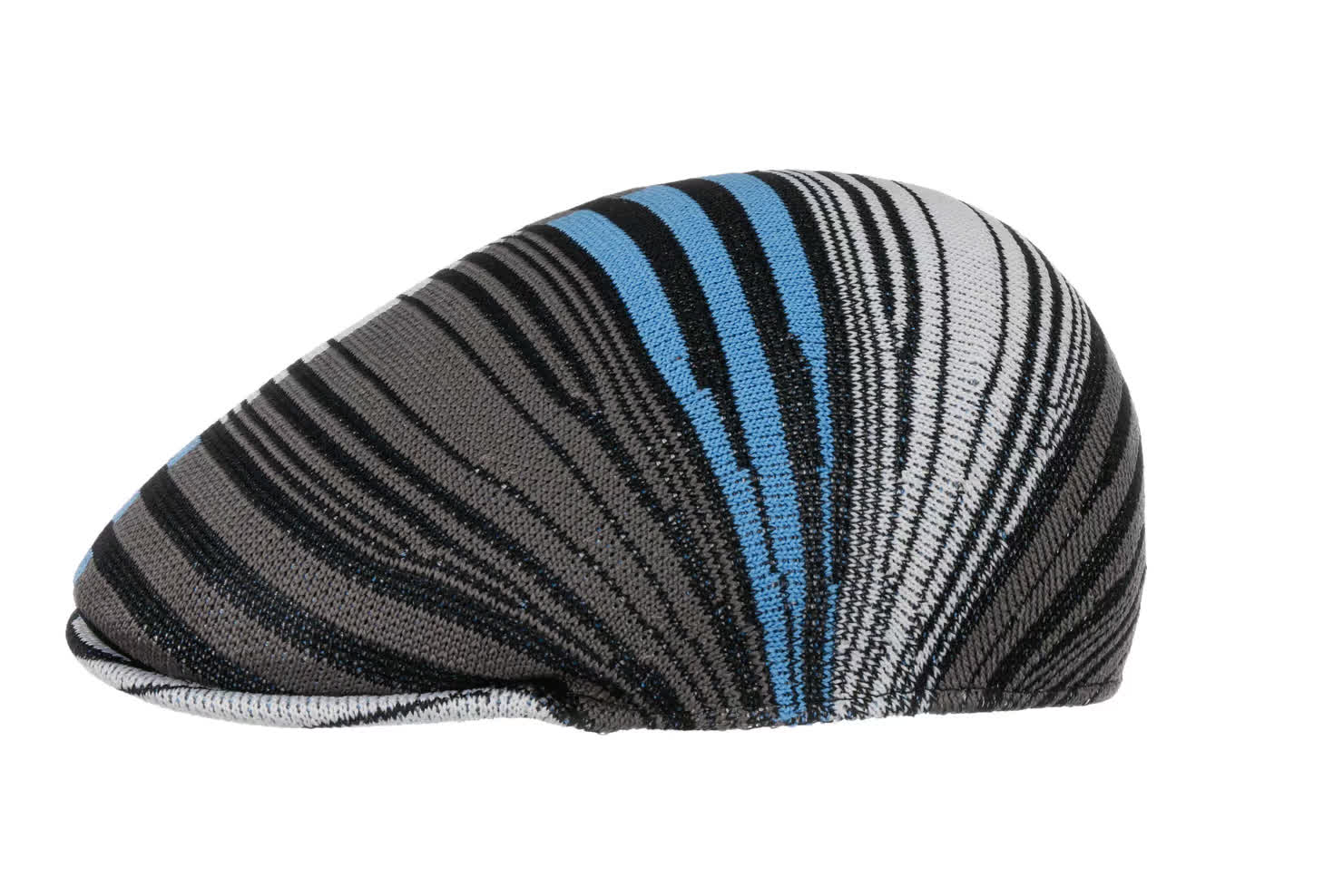 Digital Stripes 507 Flat Cap by Kangol --> Shop Hats  Kangol Cap |  Clubhouse Stripe 507 main image 0