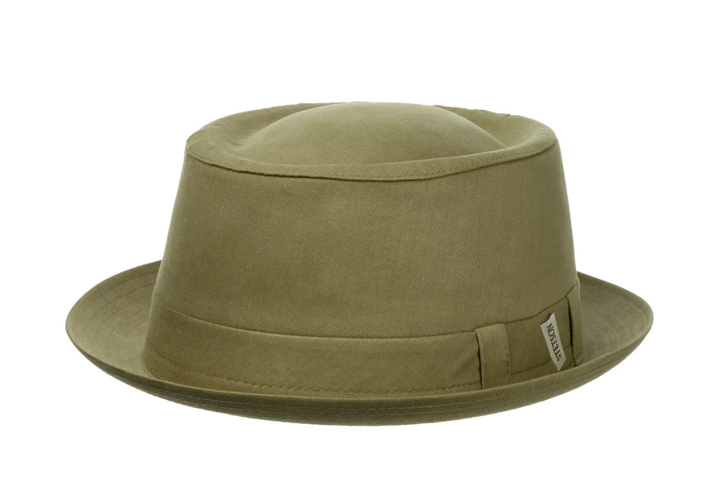 Cotton Pork Pie Cloth Hat by Stetson