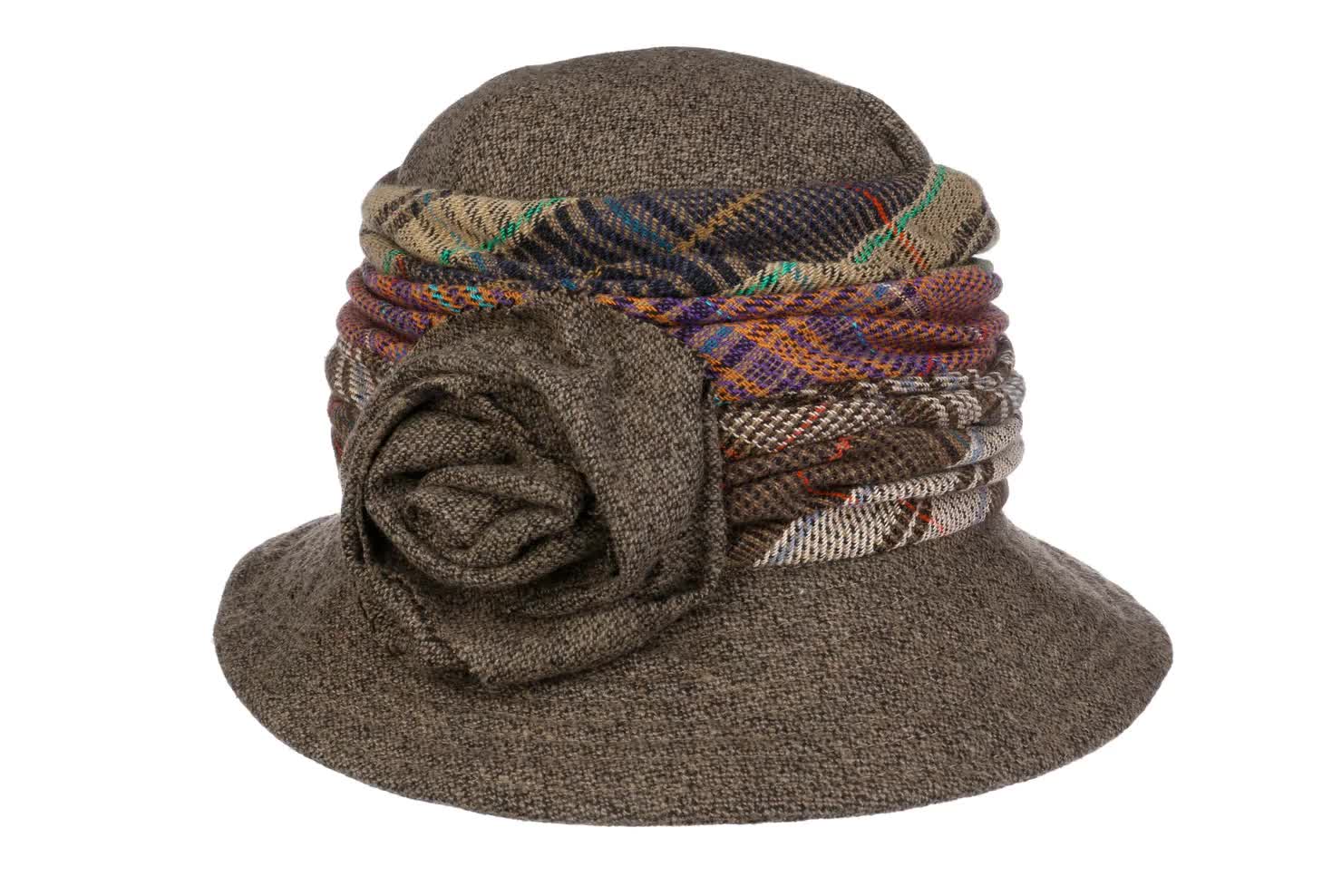 Grevi Lambskin Bucket Hat Grevi Firenze Hats Cap Vintage Grevi Firenze Made in Italy  main image 3