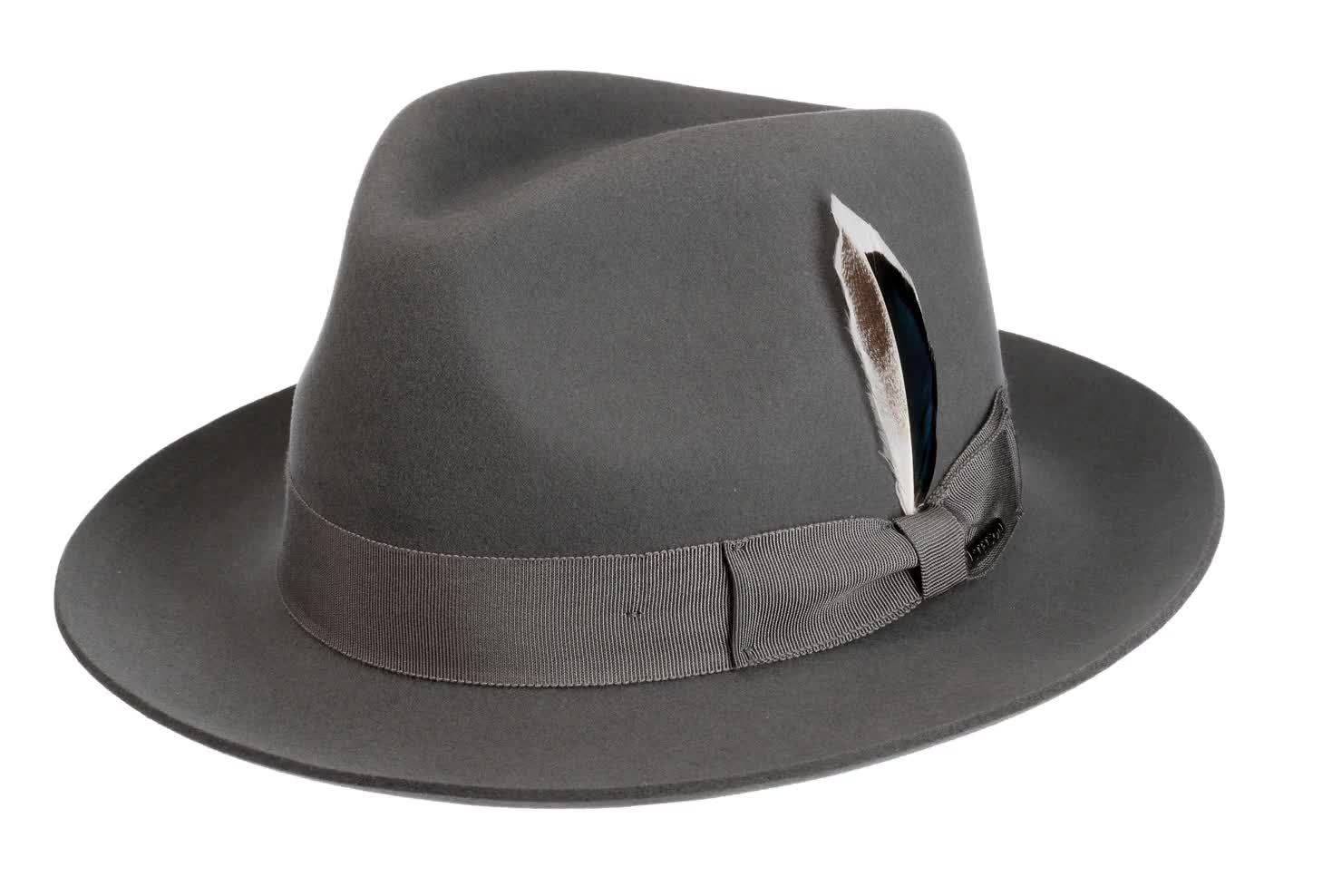 Stetson Evansville Wool Western Hoed Heren - rodeo wolvilthoed cowboyhoed met leren band voor Herfst/Winter - L (58-59 cm) bruin