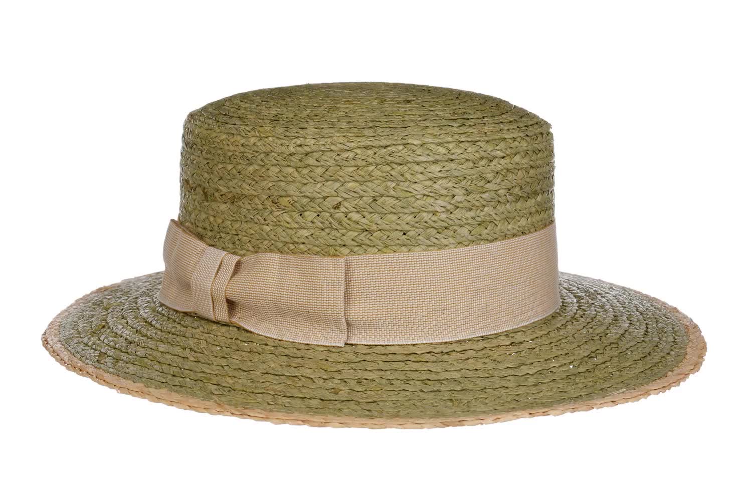 Cannaregio Raffia Boater Hat - 56,95 €