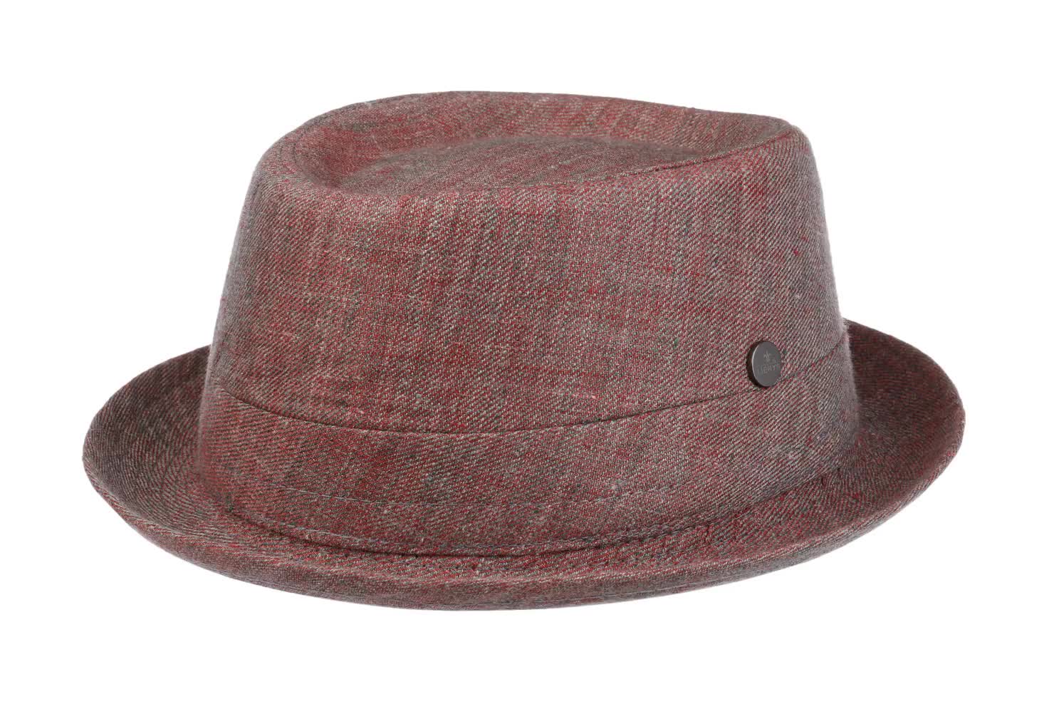 Chapeau Pork Pie En Lin – Made In Italy, Doublé, Style Urbain Et Léger Pour Printemps-été