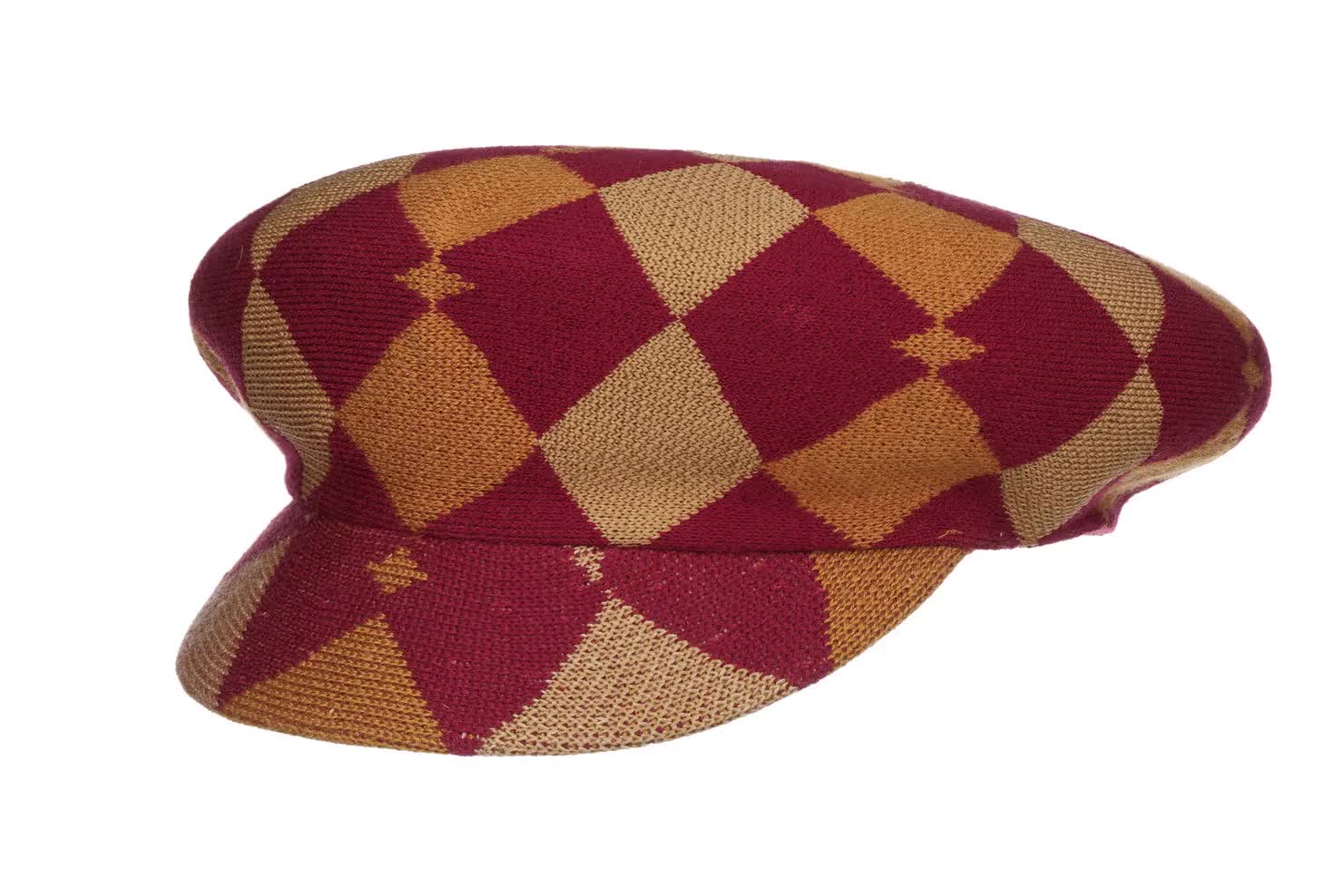 帽子 KAELA CA4LA ARGYLE KNIT CASQUETTE CA4LA × KAELA KIMURA 20th ANNIVERSARY Special collaboration